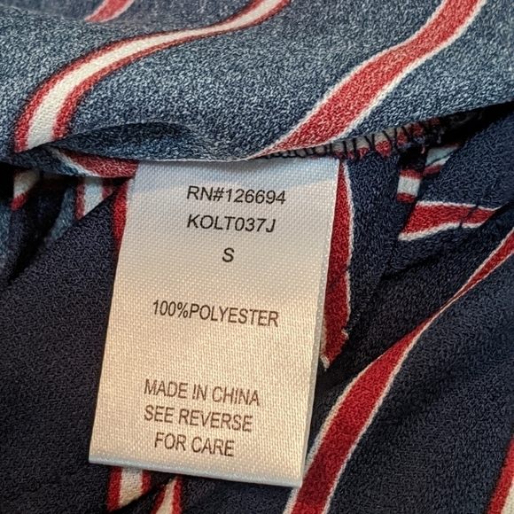 Live To Be Spoiled Tie-Front Scoop Neck Tank Juniors Size Small Women's XS - Picture 6 of 6